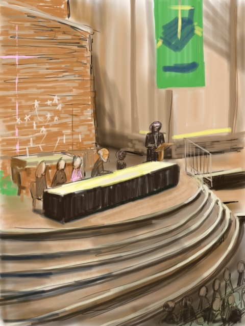 Sketch from the Synod Assembly