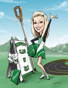 Squeezed in a couple caricatures…