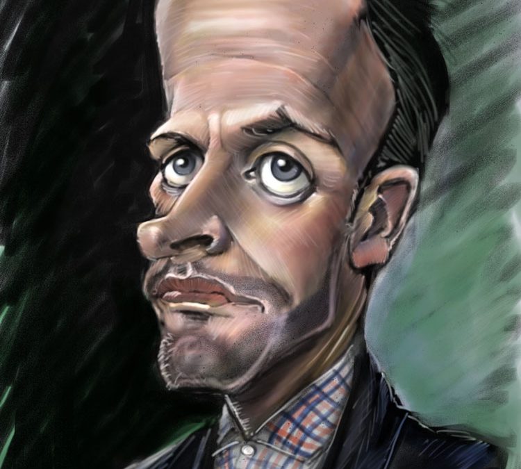 A Caricature of Sherlock from Elementary