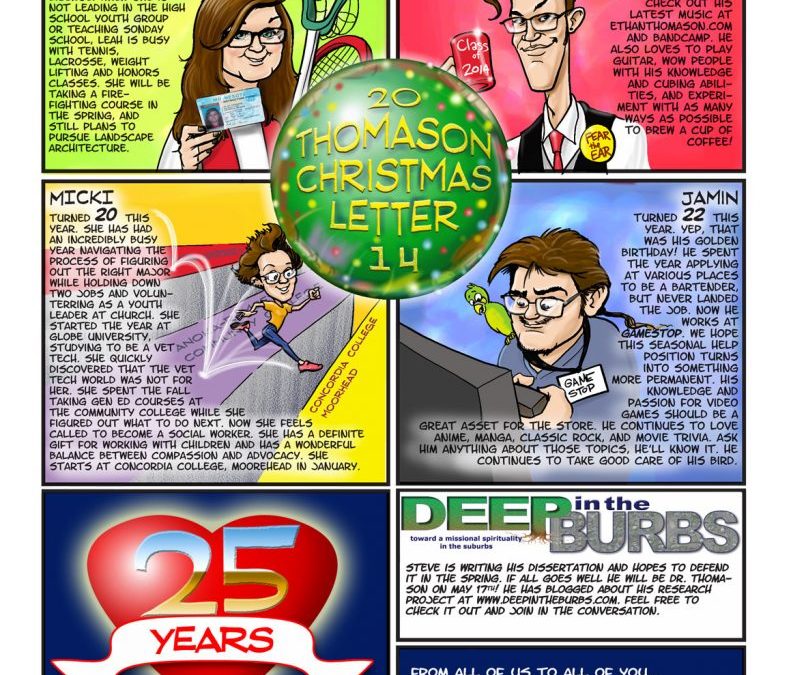 Thomason Christmas Letter 2014