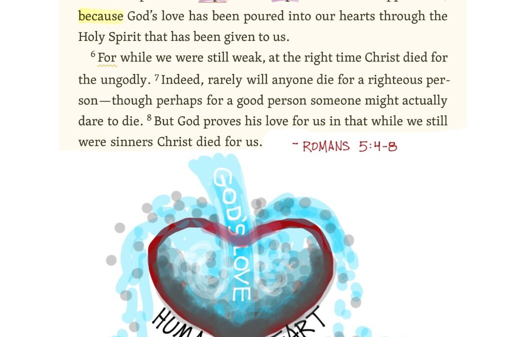 A Visual Meditation from Romans 5:4-8