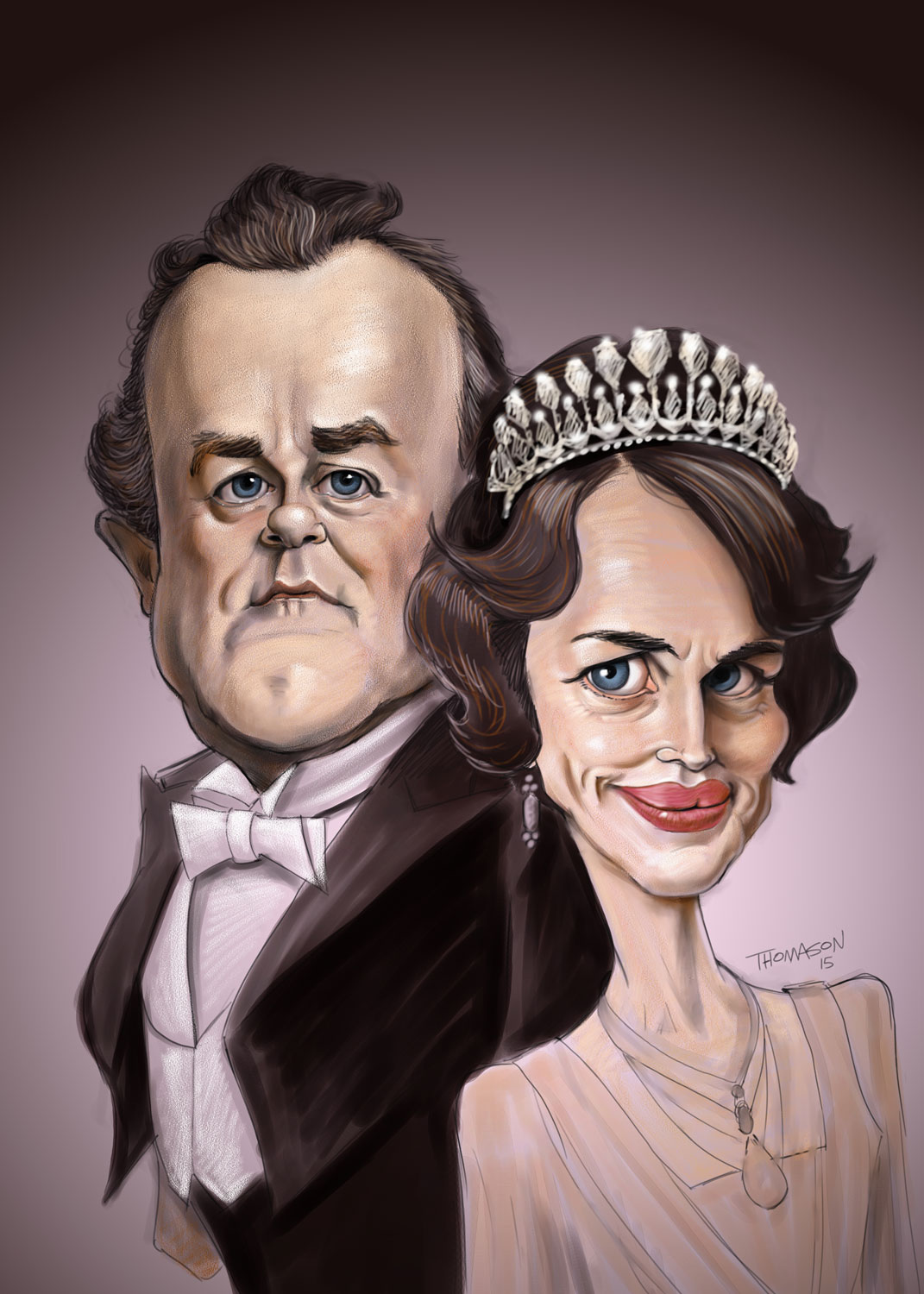 lord and lady grantham downton abbey