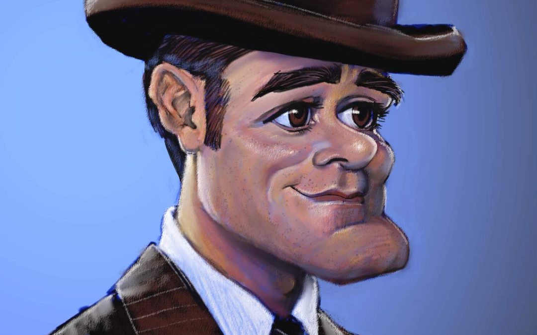 Caricature of Murdoch