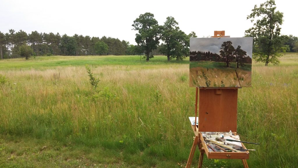 Getting the Brushes Wet in the Open Air