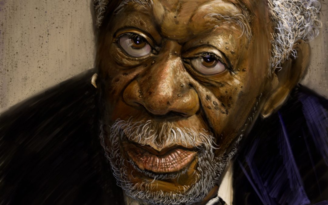 Morgan Freeman Caricature