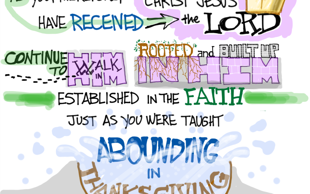 A Visual Meditation on Colossians 2:6-7