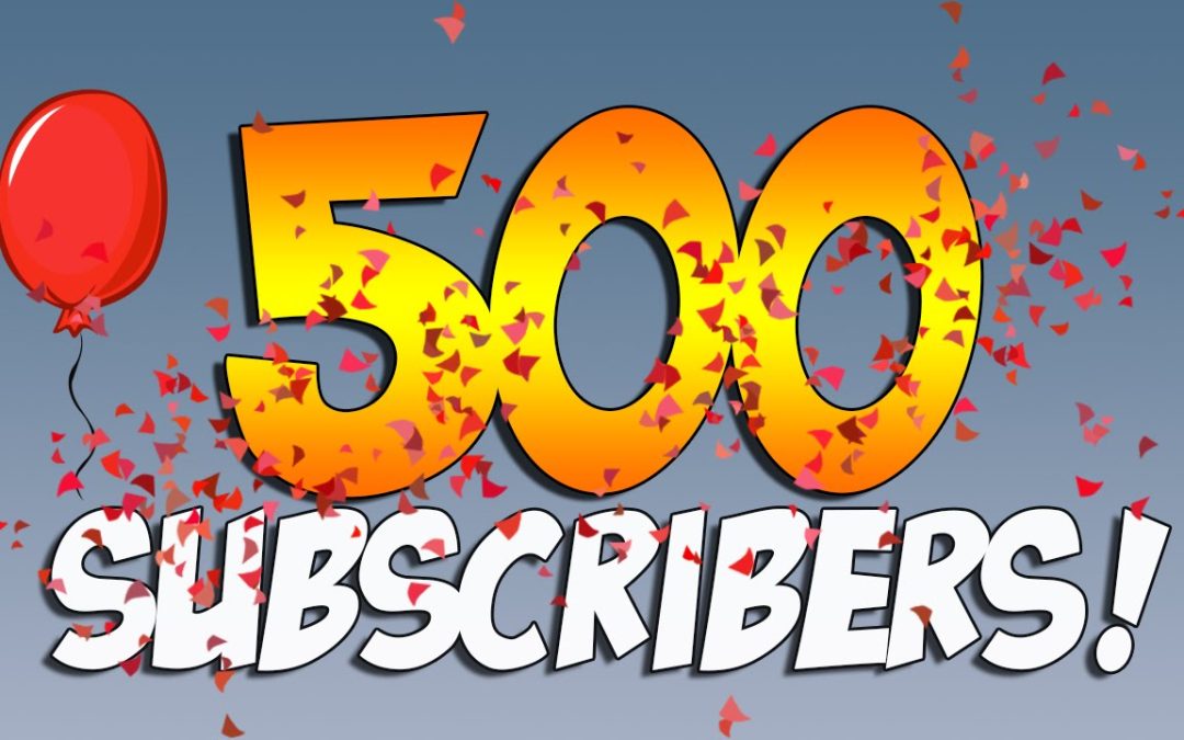 Celebrate 500 Subscribers with 75% off EVERYTHING