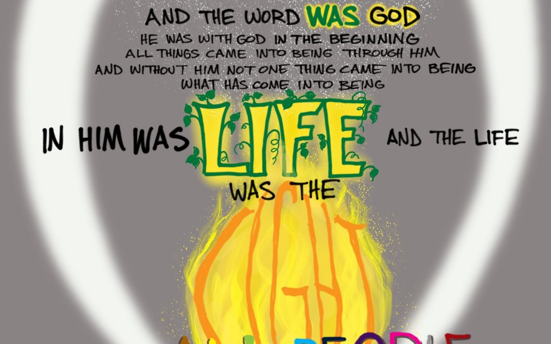 A Visual Meditation on John 1:1-4, 14