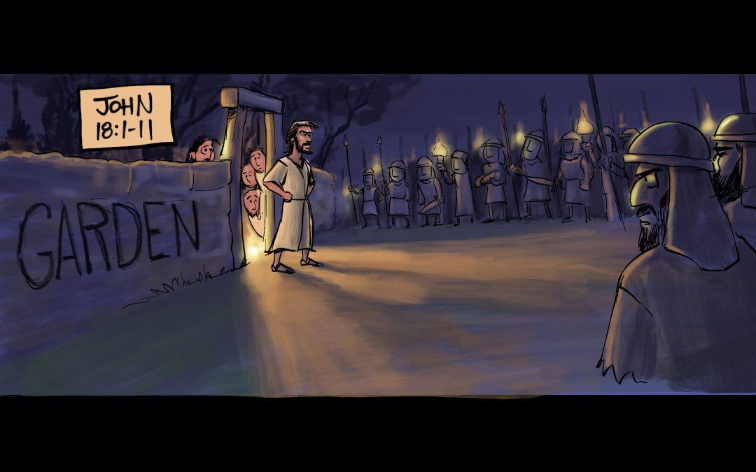 A Visual Meditation on John 18:1-27 | Jesus and Peter on Trial
