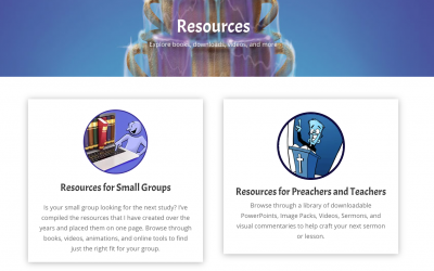 Resources for Small Groups and Preachers