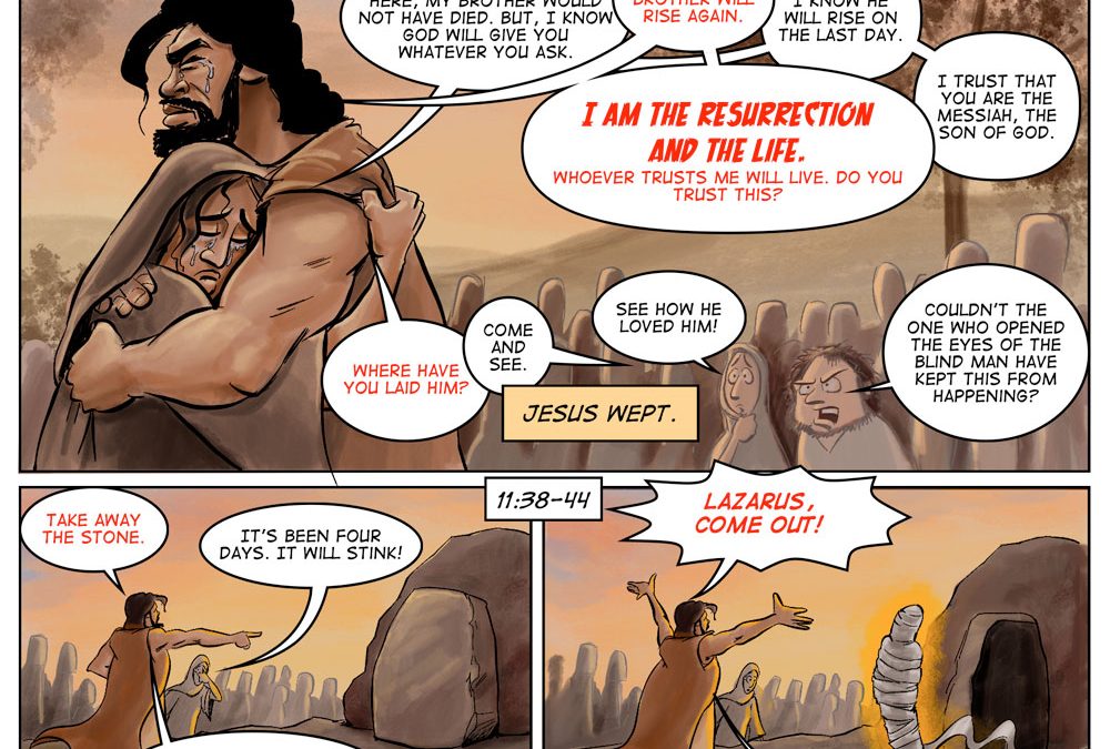 Why Is There Only One Woman in this Picture of John 11?