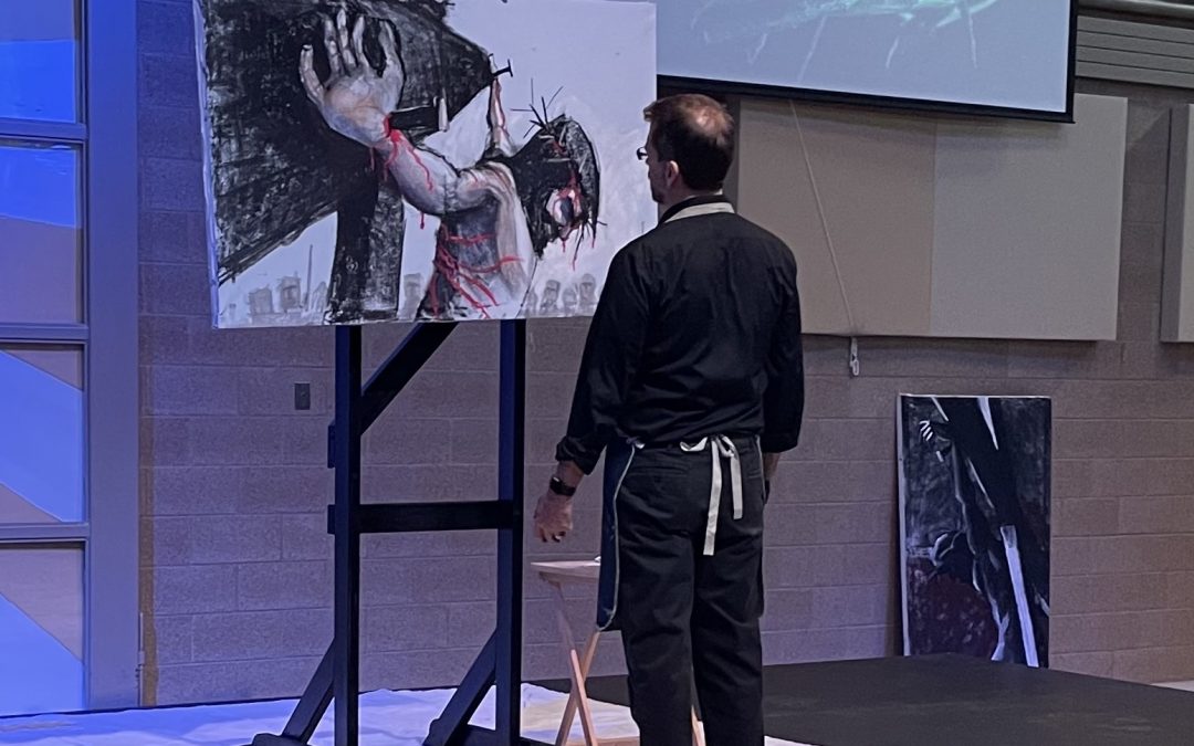 Live Painting at Good Friday 2022