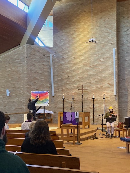 Palm Wednesday Live Art Steve Thomason