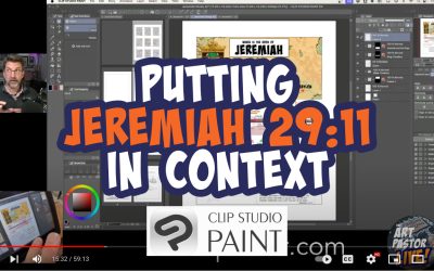 Putting Jeremiah 29:11 in Context Using Clip Studio Paint