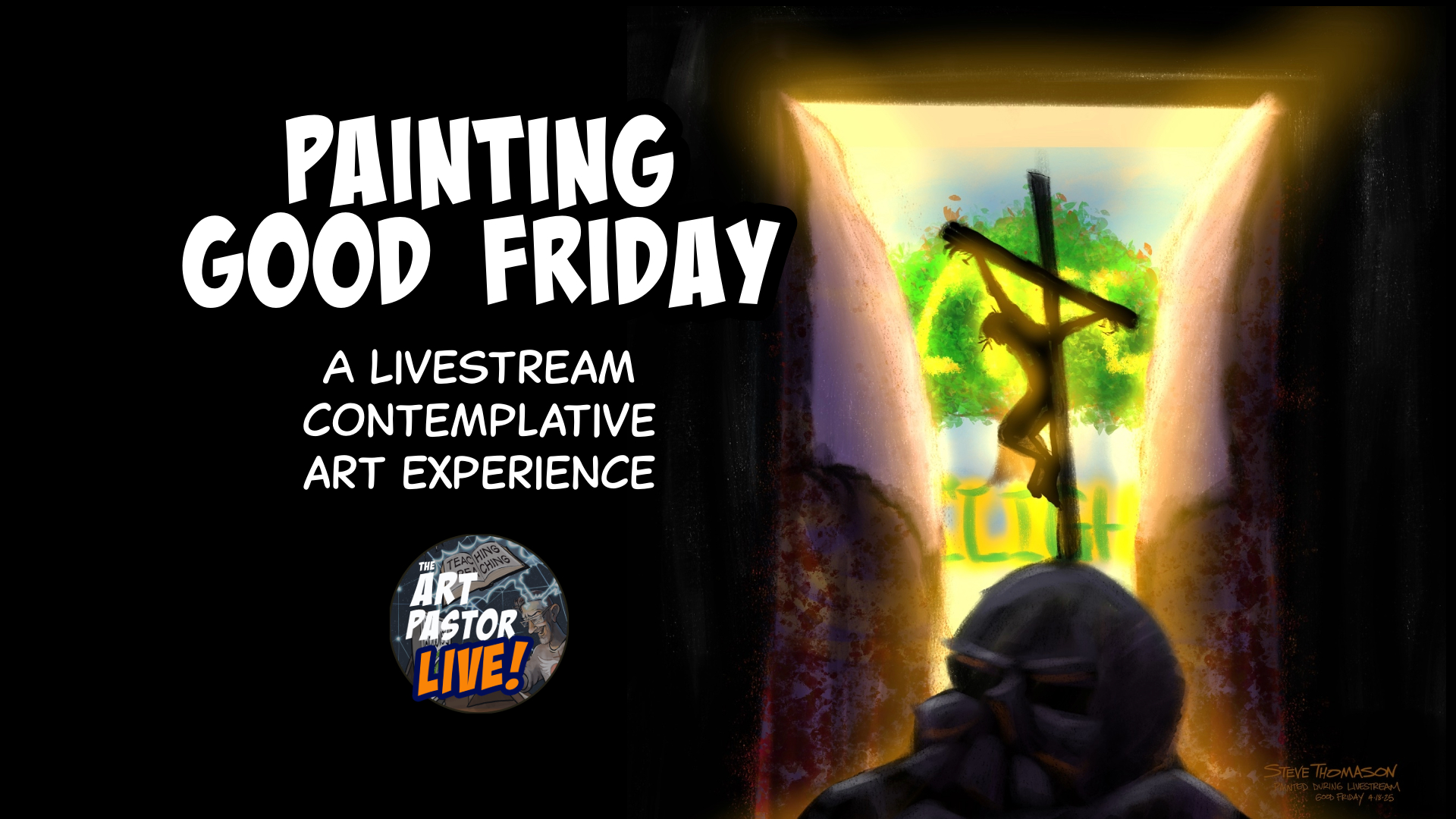 Drawing with Feeling, A livestream drawing session. expressive portrait of young man