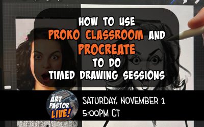 Timed Drawing Session with Proko Classroom and Procreate