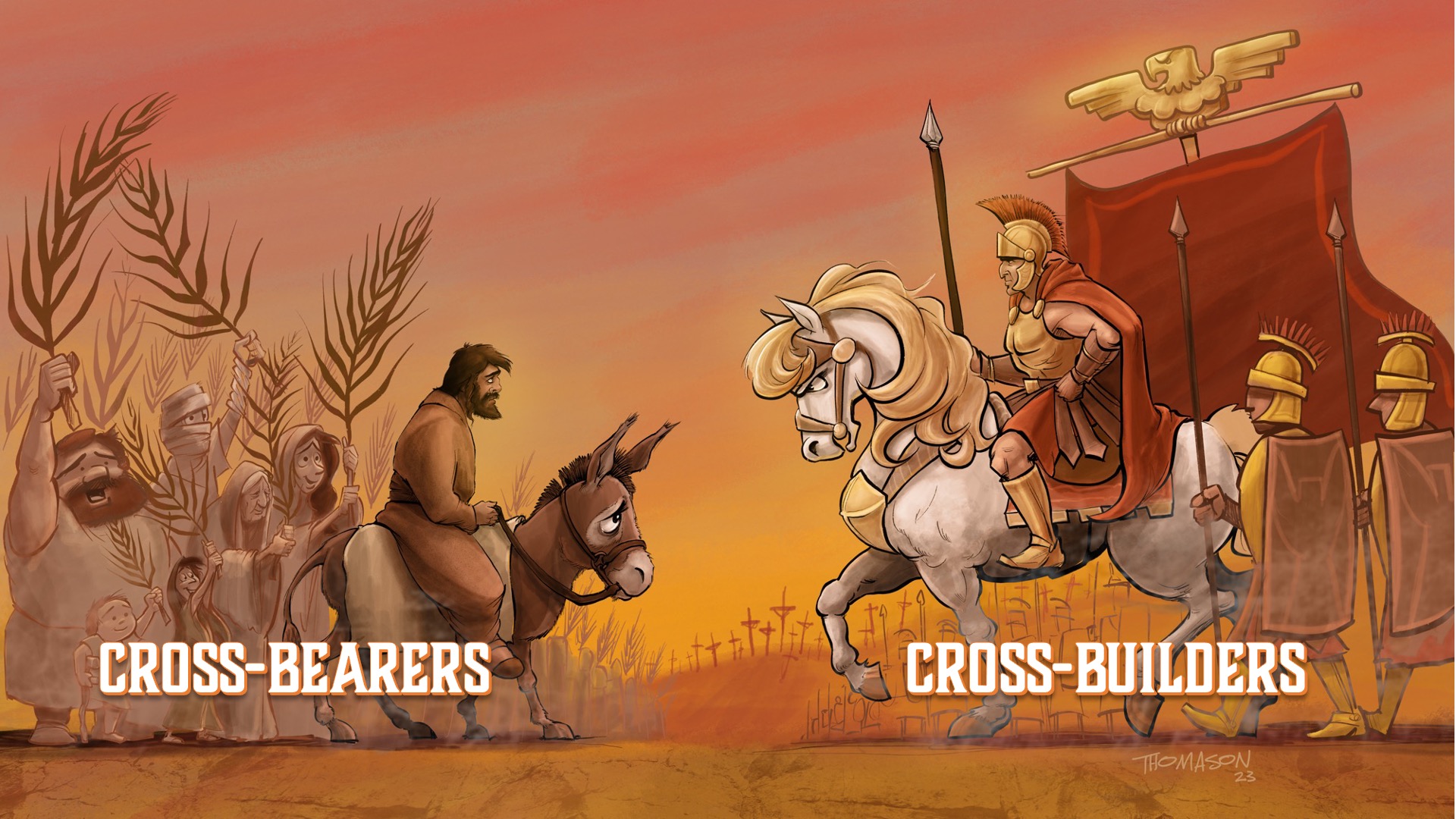 cross-bearers and cross-builders