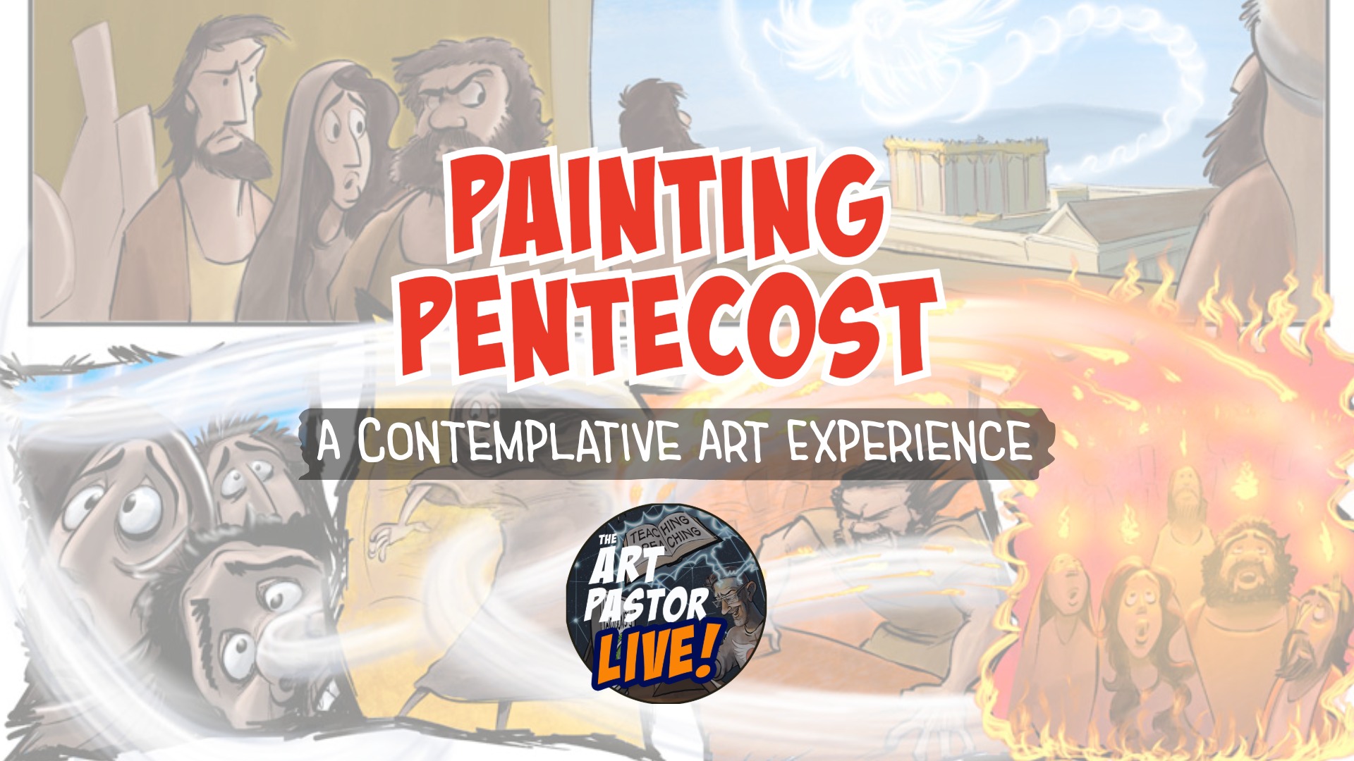 Drawing with Feeling, A livestream drawing session. expressive portrait of young man
