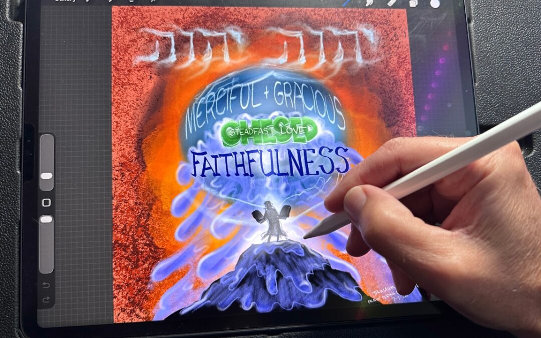Illustrating Exodus 34:6-7 | A Live Contemplative Art Experience