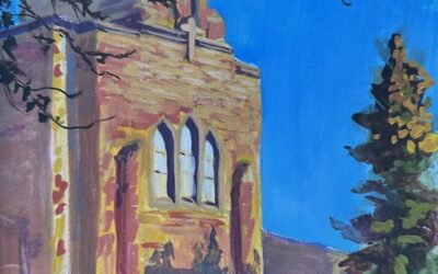 Page 7. October Sun on Gullixson Hall